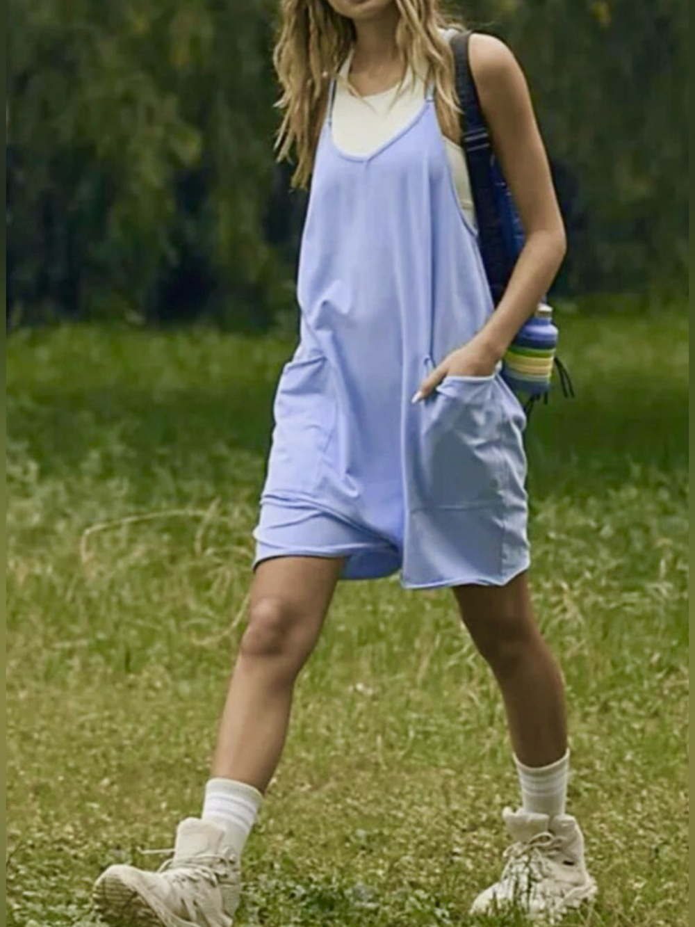 NWT FREE PEOPLE HOT SHOT ROMPER SIZE LARGE!! SUPER CUTE!!